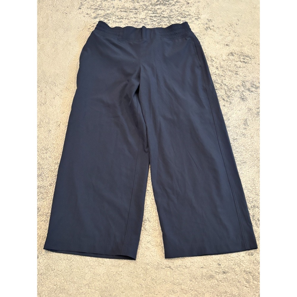 Calia by Carrie Underwood Capri Pants Women's XS Navy Blue Wide Leg Athletic